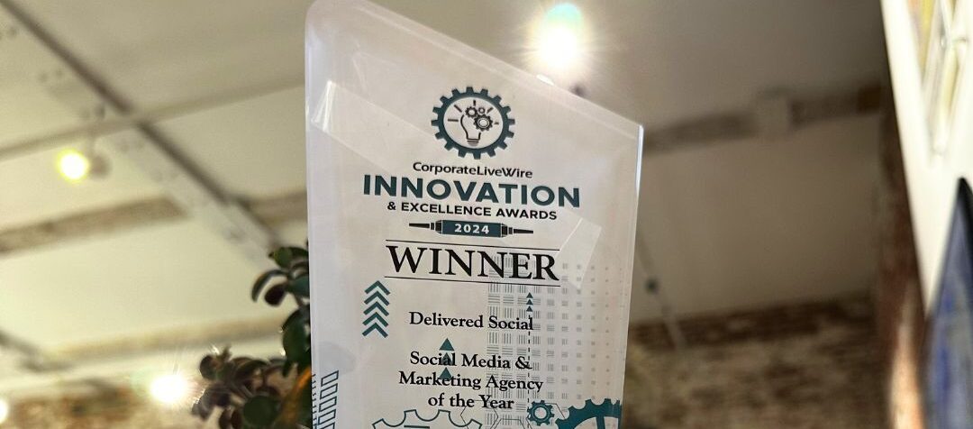 Delivered Social Trophy - Corporate LiveWire Innovation Awards